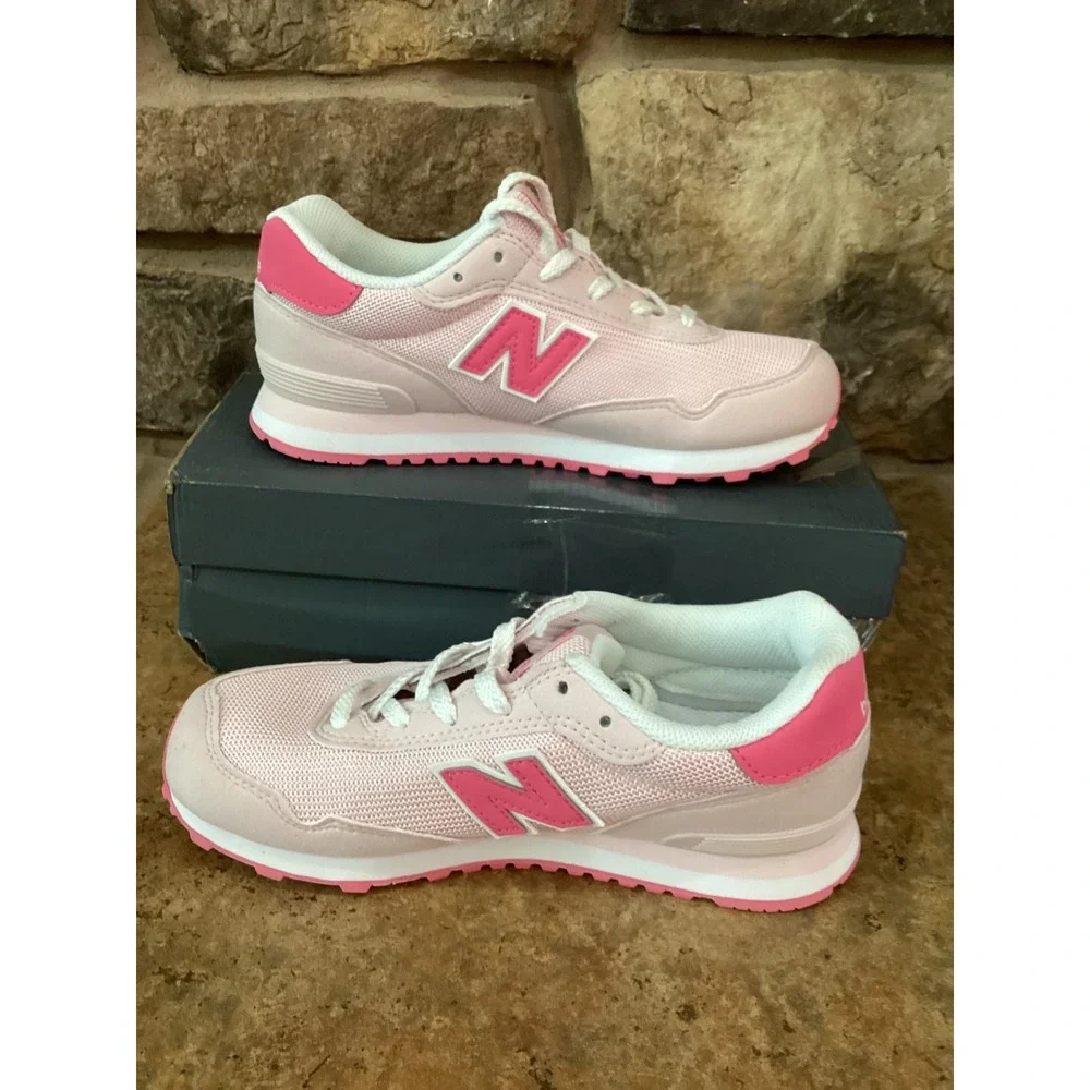 New Balance 515 Kids Sneakers Pink Rose Low Top Shoes PC515KI Size 3